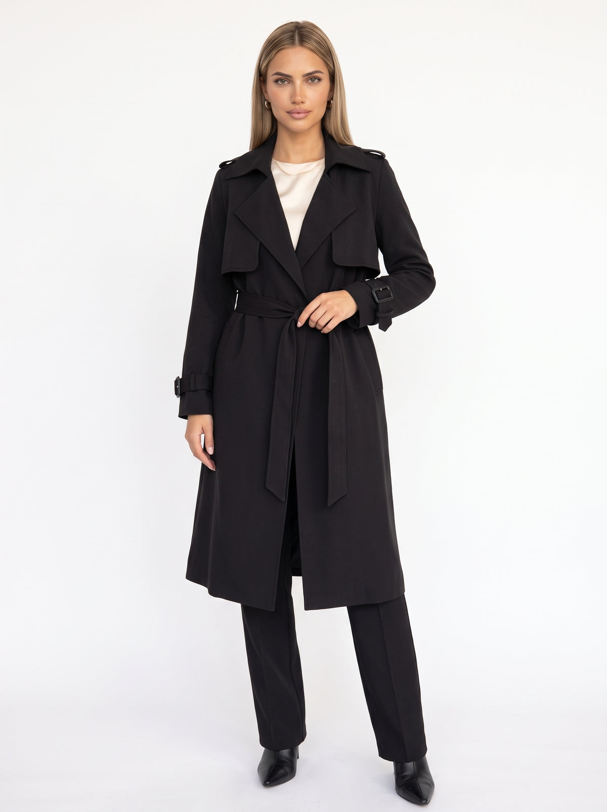 LUZ - eleganter Büro-Trenchcoat für den Herbst