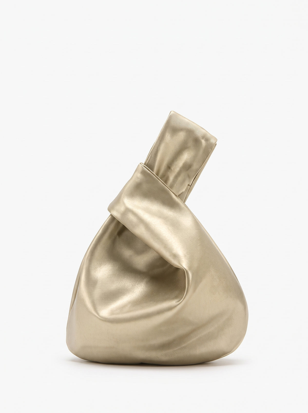 CAMILLE - Bolso Mano Fiesta Nudo Metalizado