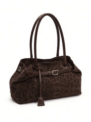 JESSICA - Bolso Hombro Leopardo Piel Sintética