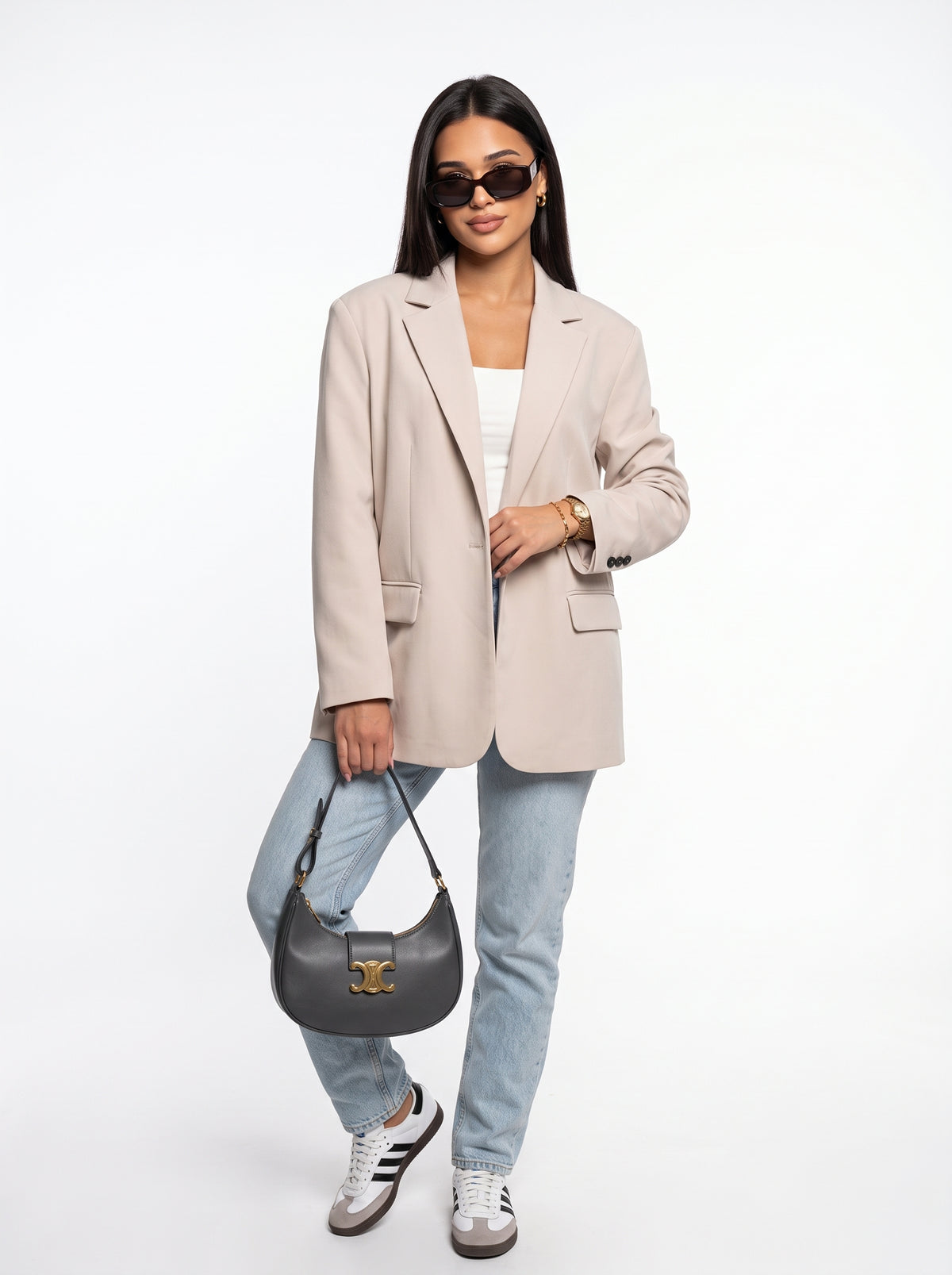LOLA - blazer de oficina para mujer holgado