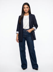 LILY - blazer vintage de manga larga elegante