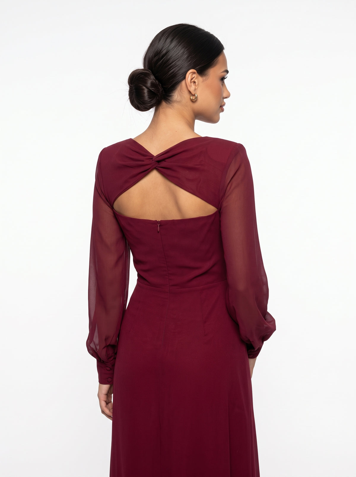 ROSE - vestido femenino elegante de color sólido