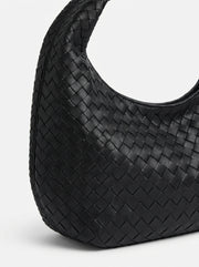 VIOLETA - Bolso Hobo Tejido Cuero PU