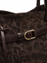 JESSICA - Bolso Hombro Leopardo Piel Sintética