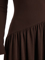 VICKY - vestido casual cómodo para mujer largo