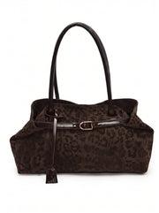 JESSICA - Bolso Hombro Leopardo Piel Sintética