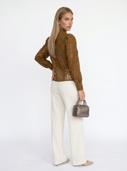 CARLA - chaqueta corta elegante de encaje