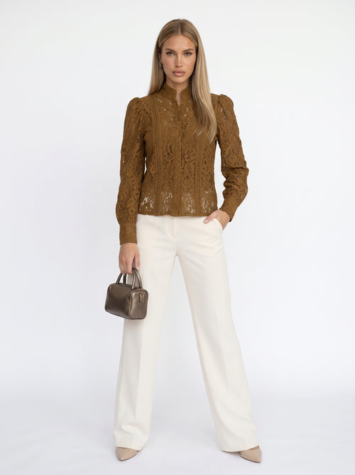 CARLA - chaqueta corta elegante de encaje