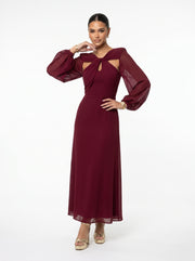 ROSE - vestido femenino elegante de color sólido